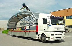 Dostava bazenske strehe